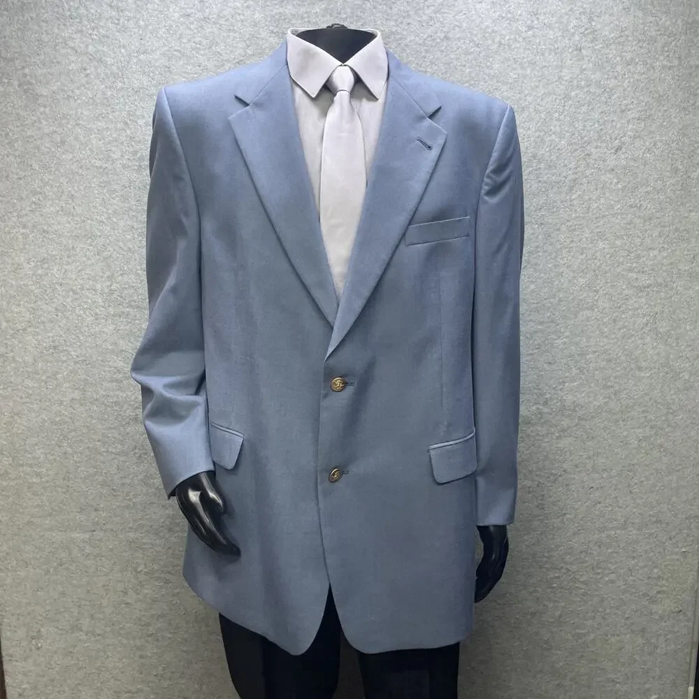 Vintag Jack Nicklaus Tournament Series Golf Blazer Blue 48R Sport Coat 2-Button